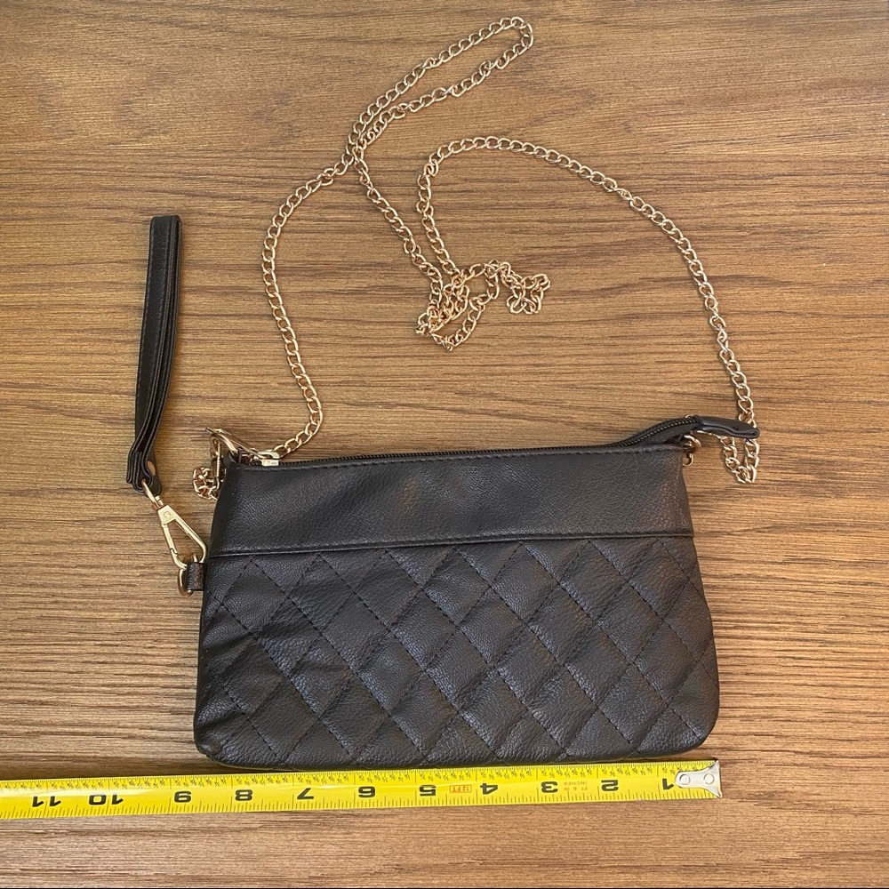 Black Crossbody with Chain